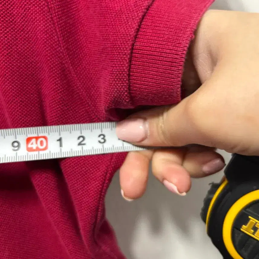 [BUNJANG] Lacoste Polo Shirt Red (95 Size) / 라코스테 반팔 폴로티 레드 95사이즈