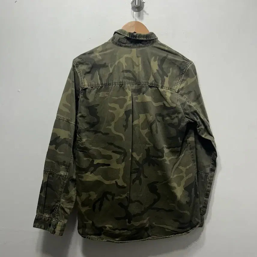 [BUNJANG] Military Camouflage Shirt 100 Size / 카모 밀리터리 셔츠 남방 100사이즈