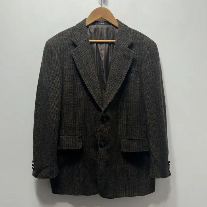 [BUNJANG] Daks Brown Check Wool Jacket M / 닥스 브라운 체크 울 자켓 M
