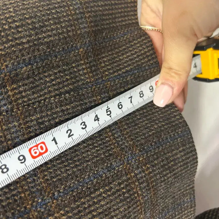 [BUNJANG] Daks Brown Check Wool Jacket M / 닥스 브라운 체크 울 자켓 M