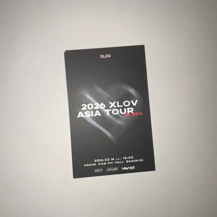 [BUNJANG] X love Bangkok Concert Photocard Set / 엑스러브 XLOV 방콕 콘서트 포카 bangkok poca set