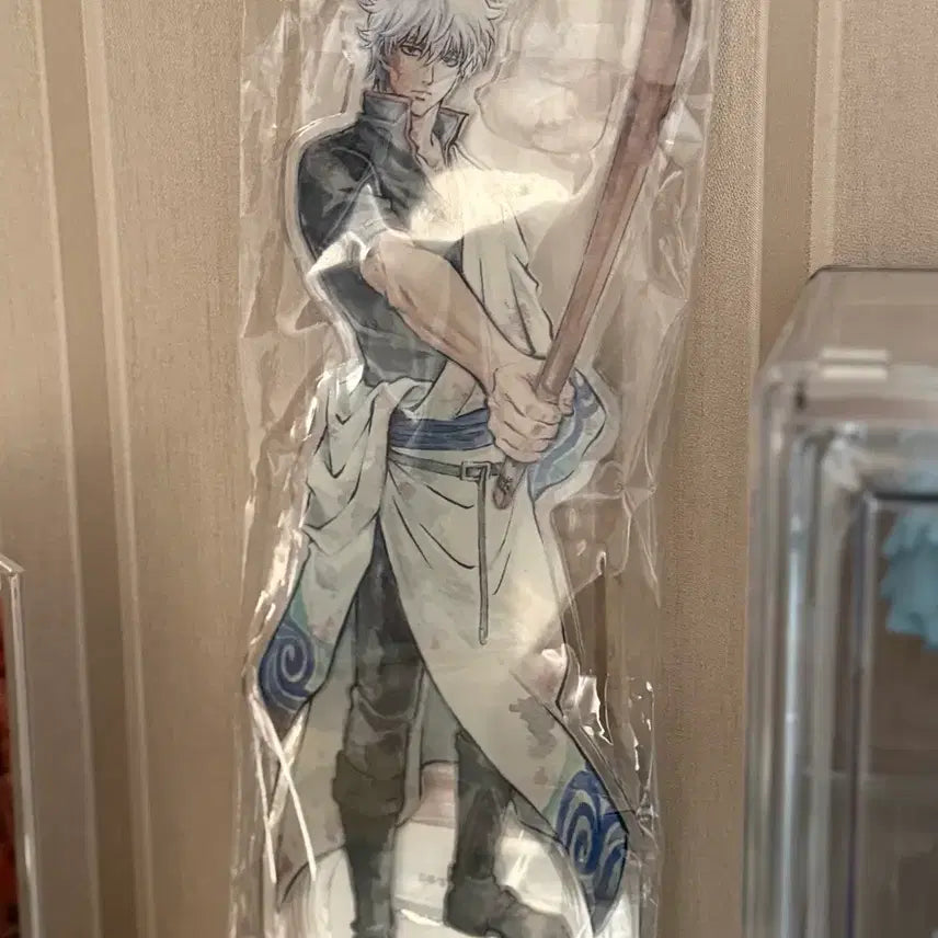 [BUNJANG] Gintama Kintoki Azukashi Big Acrylic Stand / 은혼 화조풍월 난쟈타운 빅 아크릴 긴토키 미개봉