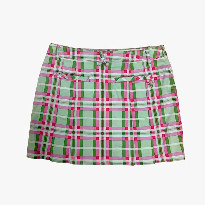 [SOLD OUT] playboy 체크 패턴 치마바지