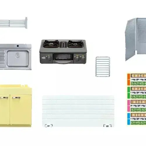 [BUNJANG] Re-Ment Kitchen Miniature Figure Bundle Set / 리멘트 주방 미니어처 피규어 일괄