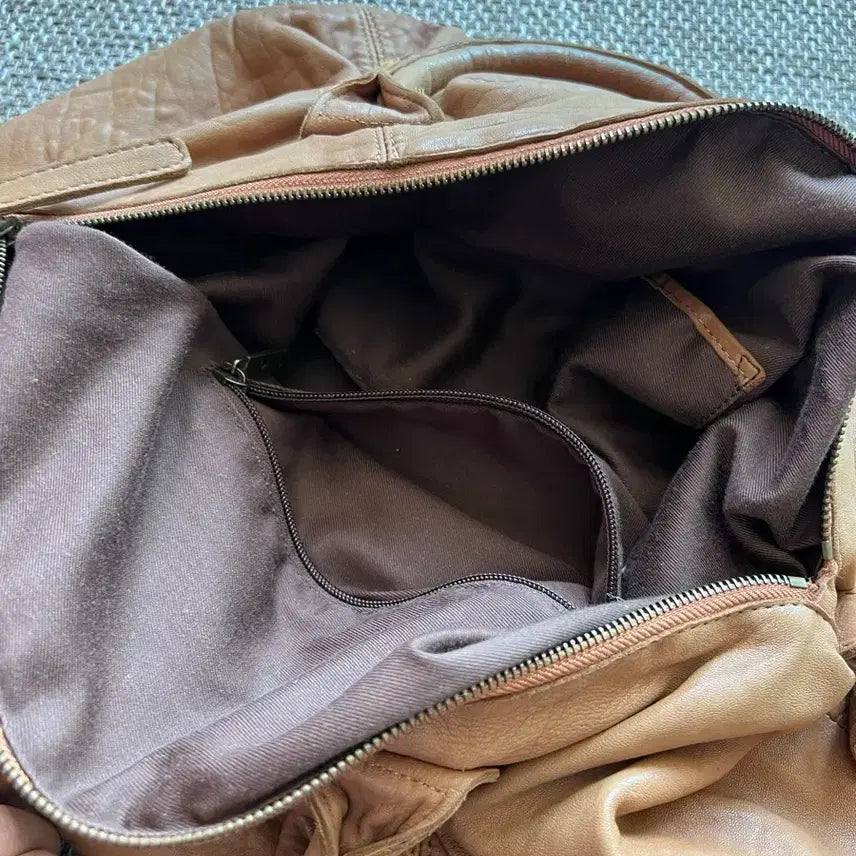 [BUNJANG] Leather Tote Bag / 가죽 토트백