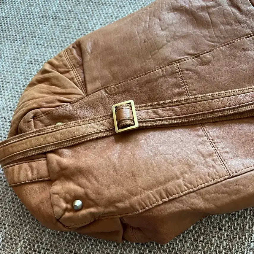 [BUNJANG] Leather Tote Bag / 가죽 토트백