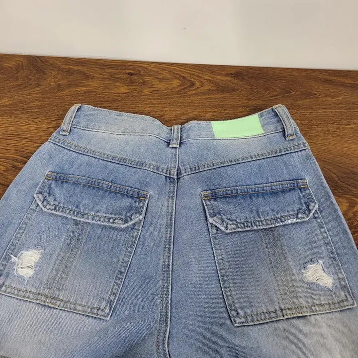 [BUNJANG] SJYP Denim Cargo Pants 25 / SJYP 데님 카코 바지 25