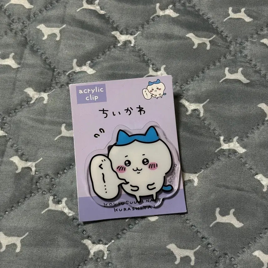 [BUNJANG] Munjakgwi Hachiware Acrylic Clip / 먼작귀 하치와레 아크릴 클립