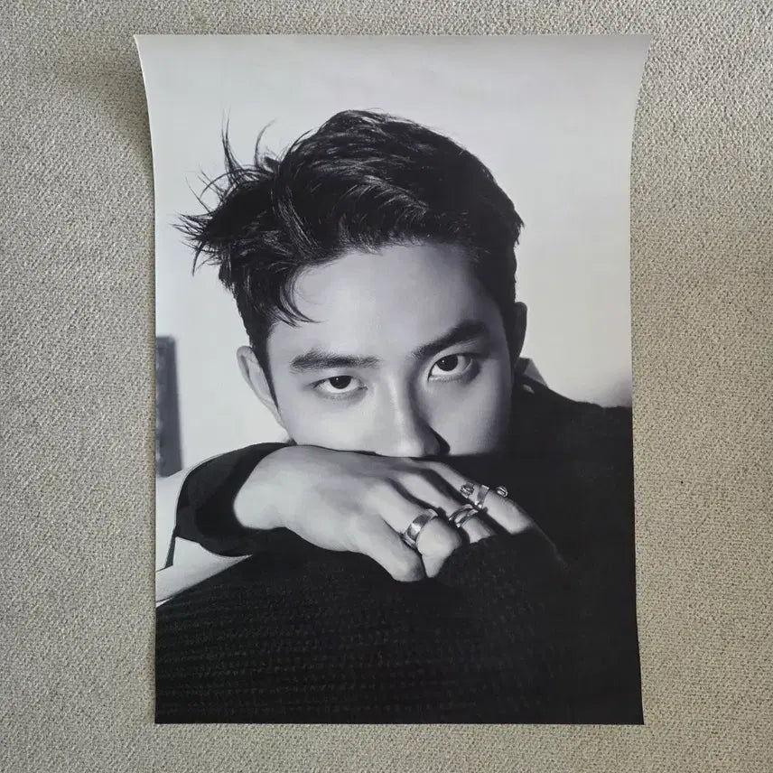 [BUNJANG] EXO D.O. Black and White Poster / EXO 엑소 도경수 흑백 포스터