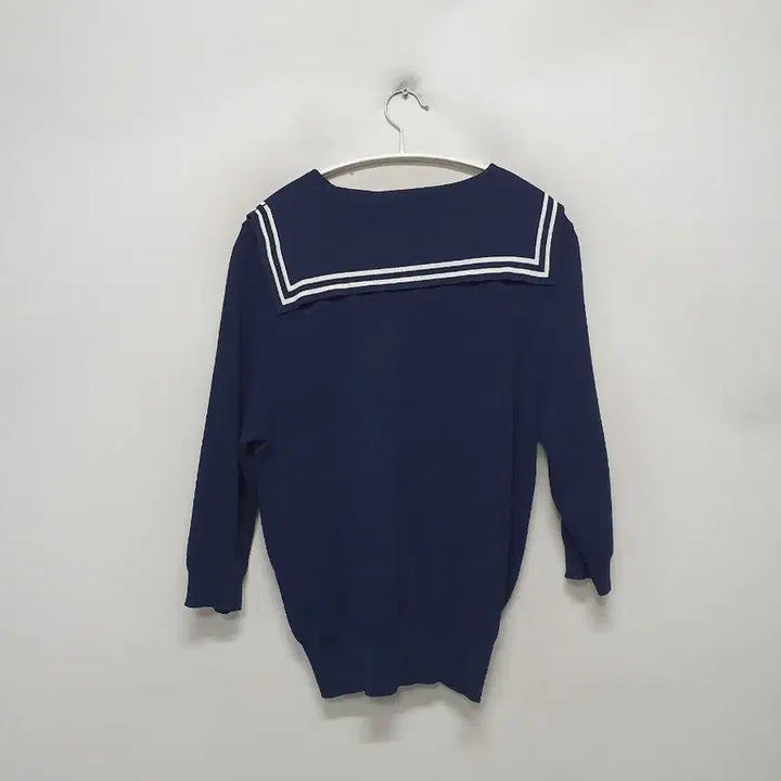 [BUNJANG] JIGOTT Sailor Collar Knit Zip-Up / JIGOTT 지고트 세일러 카라 니트 집업