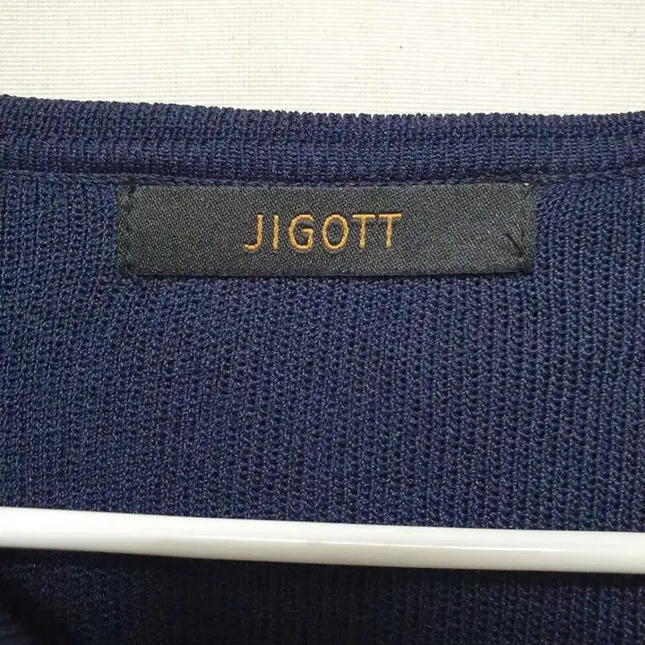 [BUNJANG] JIGOTT Sailor Collar Knit Zip-Up / JIGOTT 지고트 세일러 카라 니트 집업