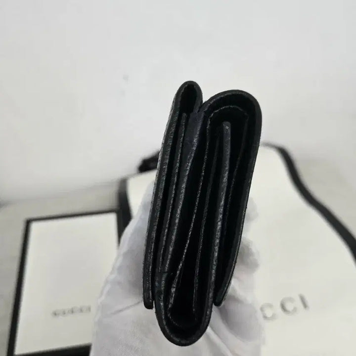 [BUNJANG] Gucci Marmont Tri-Fold Wallet / [보증서 정품] 구찌 마몬트 삼단 반지갑