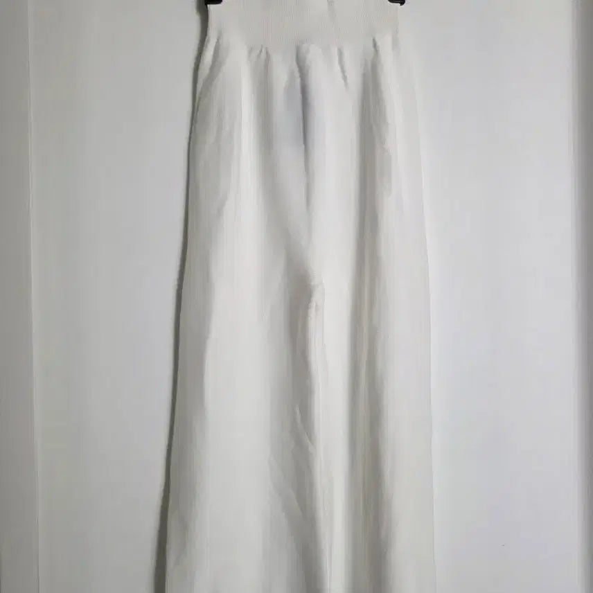 [BUNJANG] Second Skin White Banding Knit Pants S-M Size / 세컨스킨 화이트 밴딩니트팬츠 s-m사이즈 거의새옷