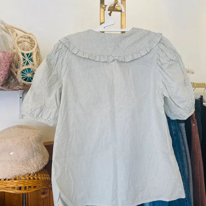 [BUNJANG] GRAYCHIC 스트라이프 블라우스 / GRAYCHIC 스트라이프 블라우스