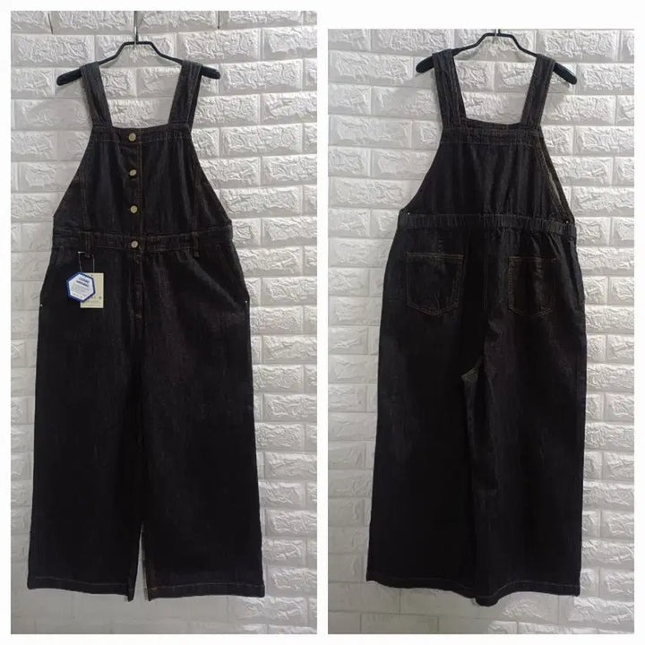 [BUNJANG] Briel Black Denim Jumpsuit / 77.브리엘 블랙데님 점프수트 새옷