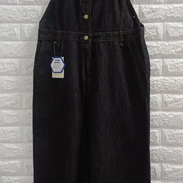 [BUNJANG] Briel Black Denim Jumpsuit / 77.브리엘 블랙데님 점프수트 새옷