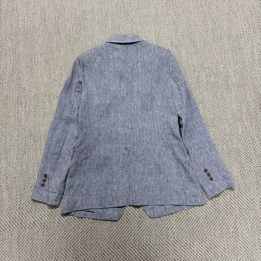 [BUNJANG] Hazzys Mélange Blue Linen Jacket / (90)헤지스 멜란지블루 린넨자켓