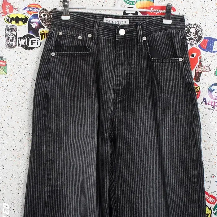 [BUNJANG] Develop Dark Corduroy Semi Pants BK / 여성S / 디벨롭 다크 골덴 세미팬츠BK 26-98