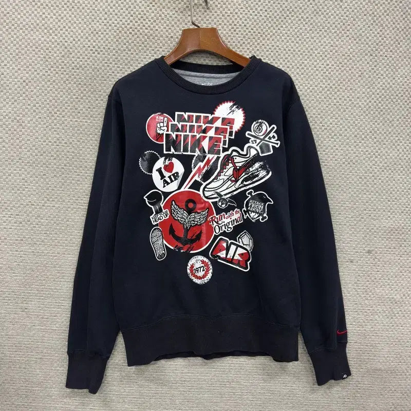 [BUNJANG] Nike Casual Printed Sweatshirt M / 나이키 캐주얼 프린팅 스웻셔츠 맨투맨 M A07773