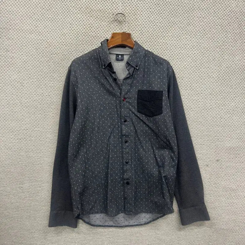 [BUNJANG] Wide Angle Golf Casual Long Sleeve Shirt / 와이드앵글 골프 캐주얼 긴팔 셔츠 95 A07781