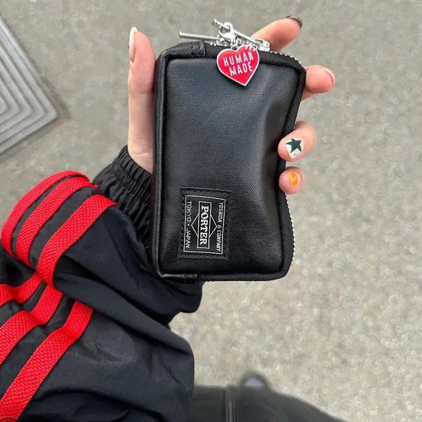 [BUNJANG] Human Made Heart Mini Key Charm / 휴먼메이드 하트 미니 키참 레드