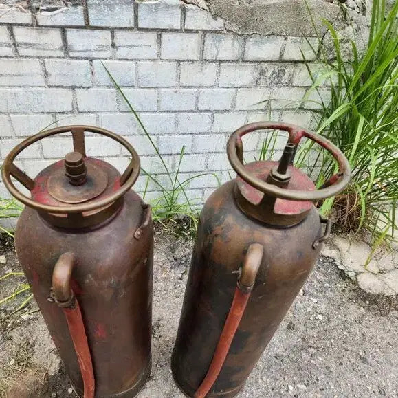 [BUNJANG] Vintage Brass Fire Extinguisher / 빈티지 황동소화기