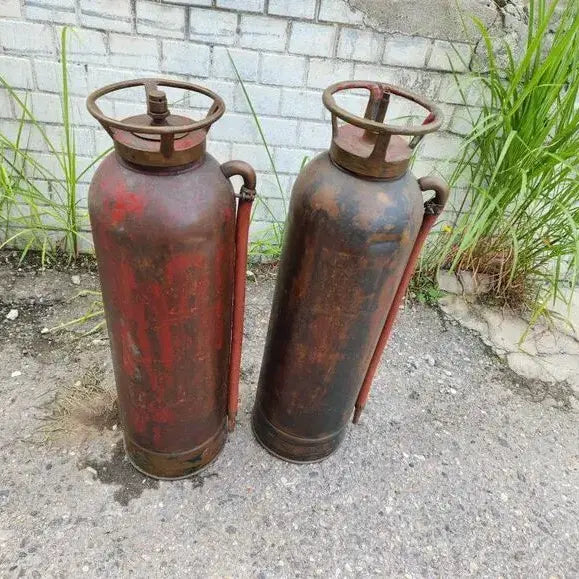 [BUNJANG] Vintage Brass Fire Extinguisher / 빈티지 황동소화기