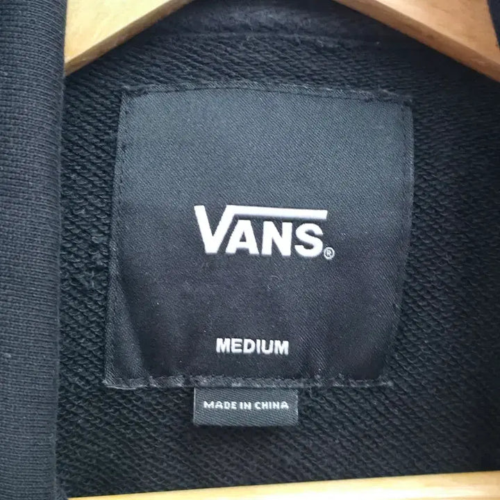 [BUNJANG] Vans Black Hoodie / [M] 반스 블랙 후드티