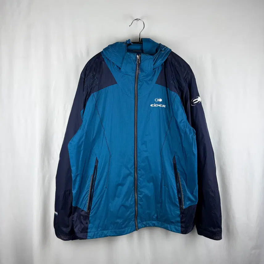 [BUNJANG] Eider Woven Windbreaker Jacket Blue/Navy XL / XL) 아이더 우븐 바람막이 자켓 블루/네이비
