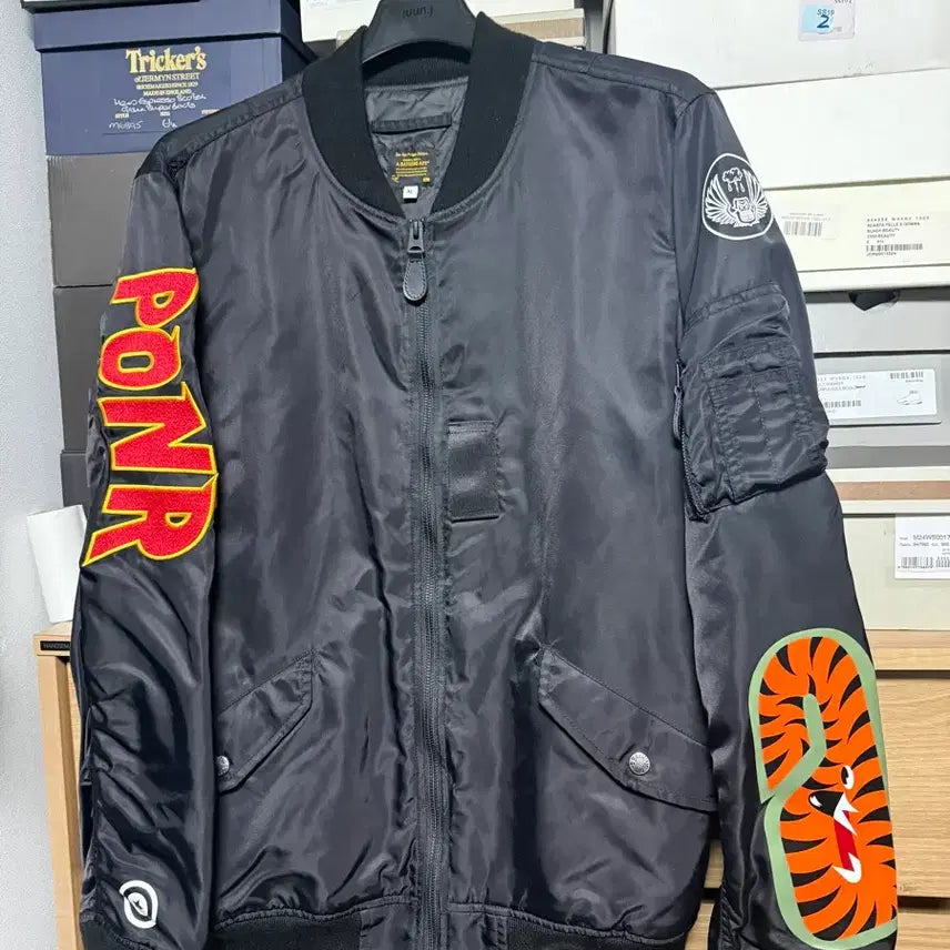 [BUNJANG] BAPE MA-1 Bomber Jacket / 베이프 ma-1