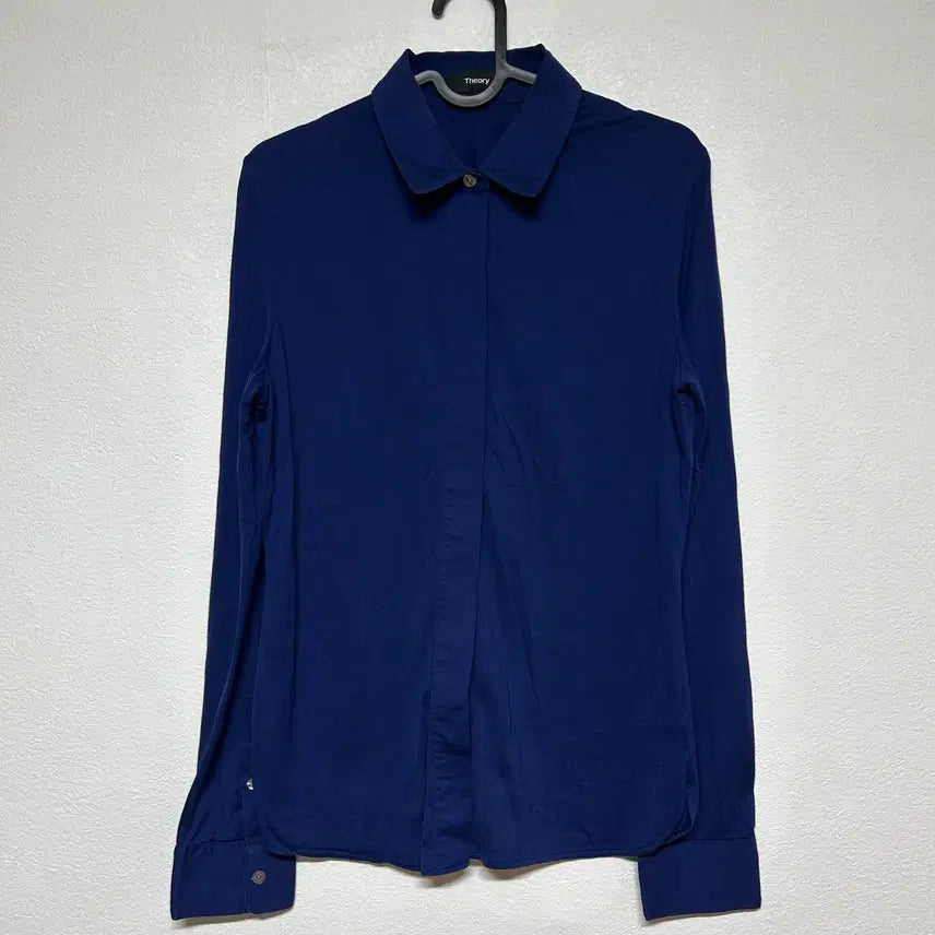 [BUNJANG] Theory Navy Shirt (Size S) / 띠어리 셔츠 s 네이비