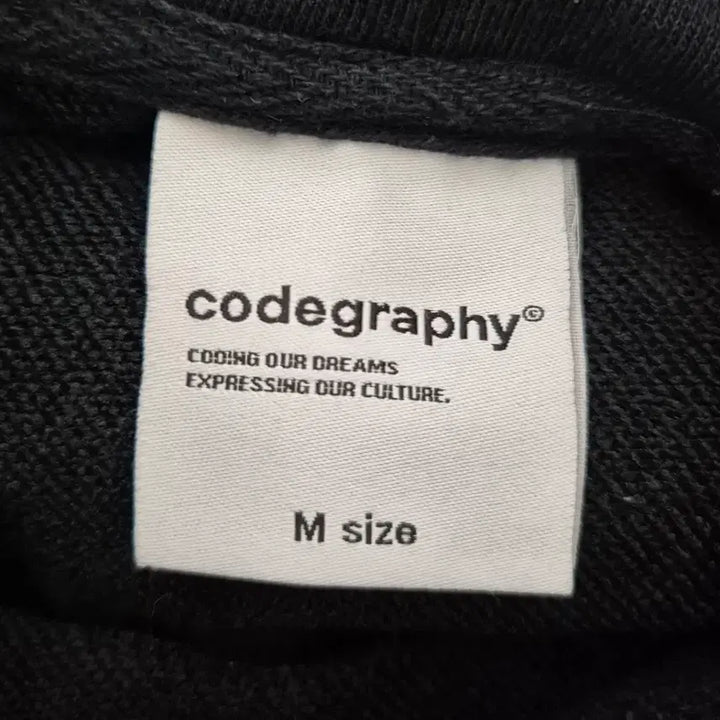 [BUNJANG] Code:Graphy Big Logo Hoodie / 코드그라피 빅로고 후드티