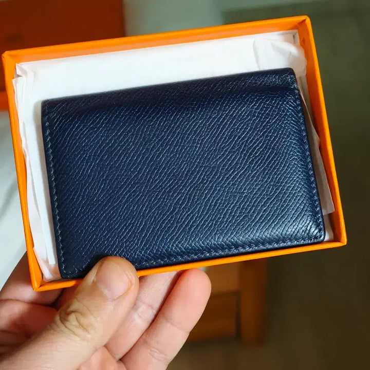 [BUNJANG] Hermès Euclid Card Holder Navy / 에르메스 유클리드 카드지갑