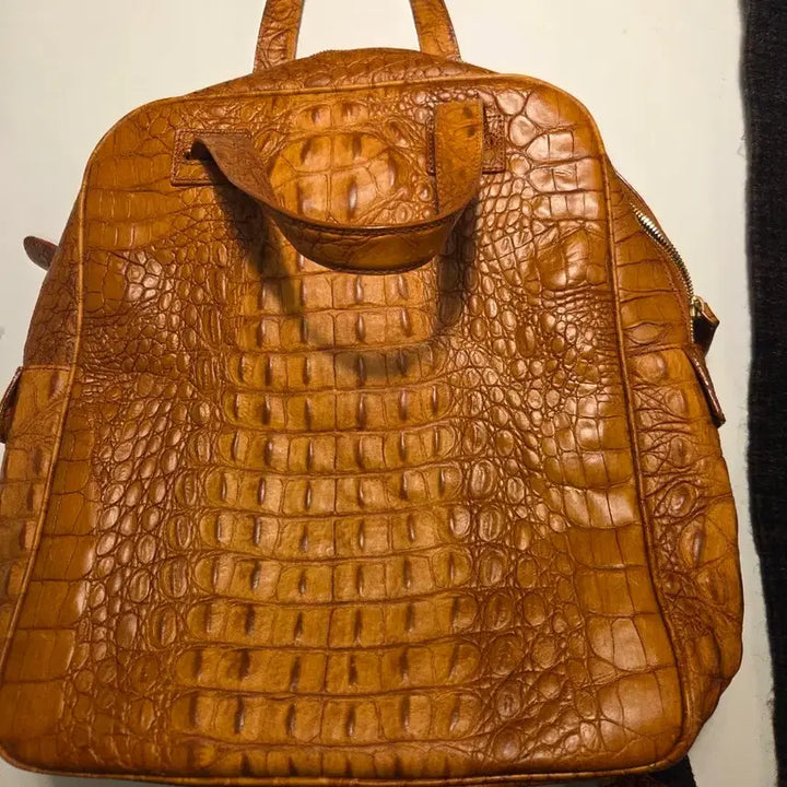 [BUNJANG] Rinoui Crocodile Pattern Backpack / (새상품급) 리누이 백팩