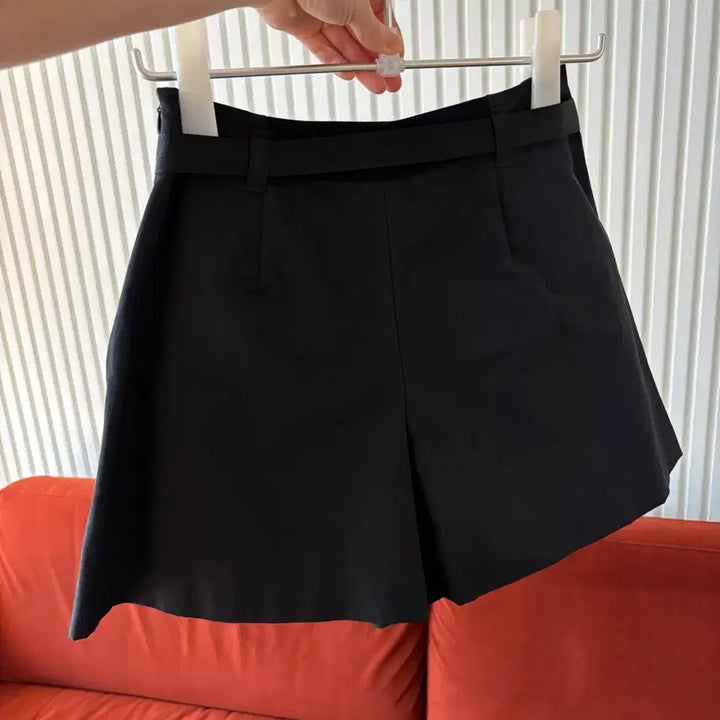 [BUNJANG] DeWL Belted Pleated Culotte Shorts / 듀엘 벨티드 맞주름 큐롯팬츠(새상품)