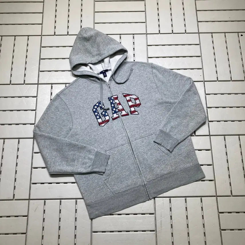 [BUNJANG] GAP Hoodie Zip-Up Sweatshirt / [XL]GAP 기모 후드집업 0349