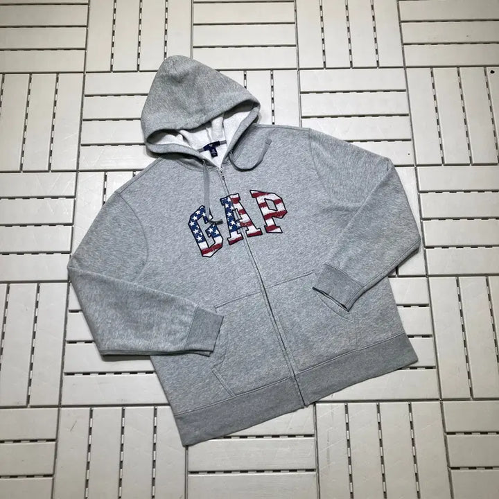[BUNJANG] GAP Hoodie Zip-Up Sweatshirt / [XL]GAP 기모 후드집업 0349