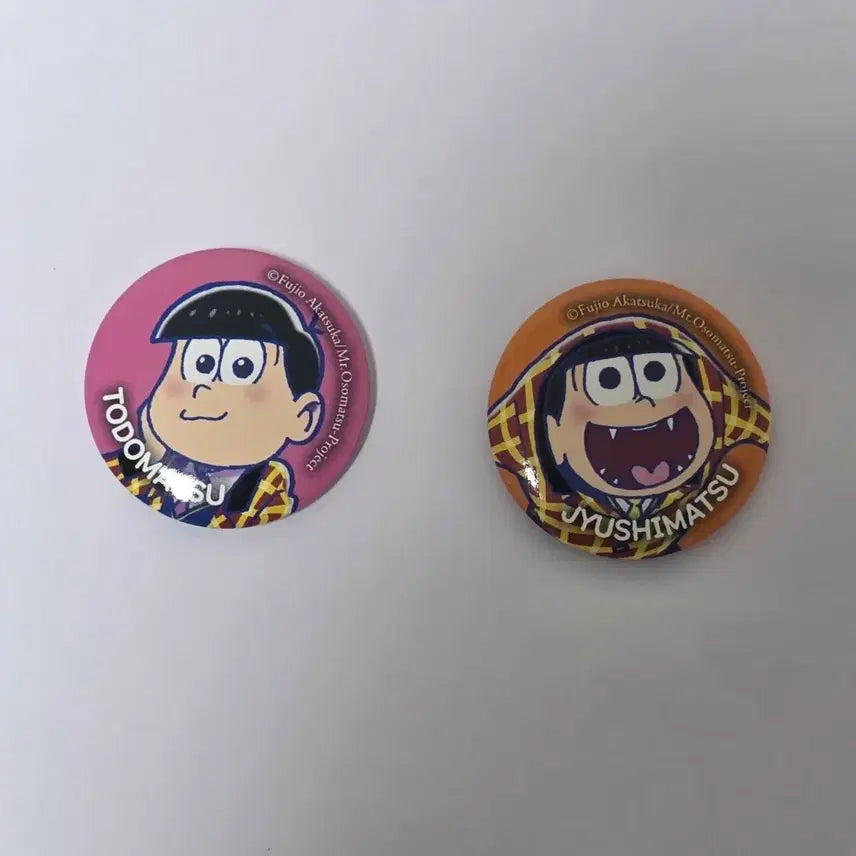 [BUNJANG] Osomatsusan Todomatsu &amp; Jushimatsu Badges / 오소마츠상 뱃지