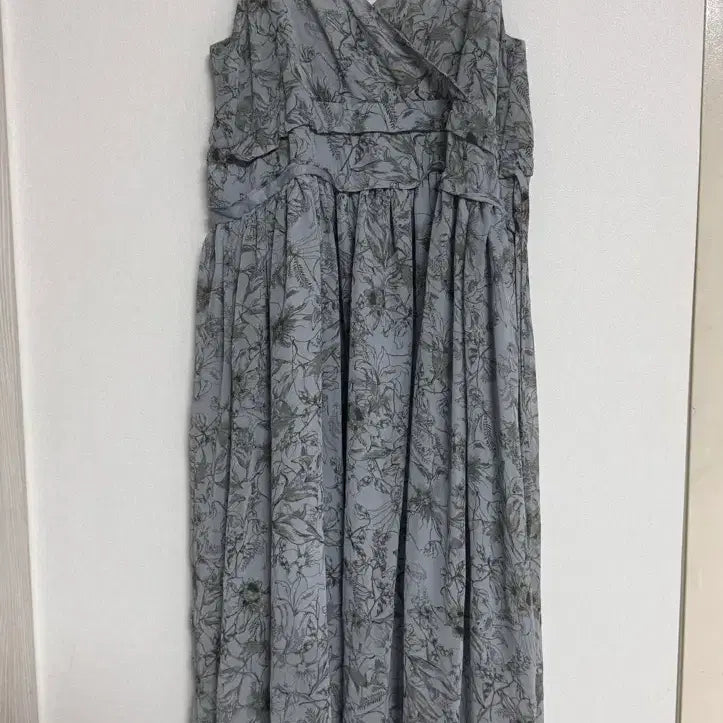 [BUNJANG] Malory Floral Long Chiffon Dress / 멀로이 플라워 롱원피스 쉬폰원피스