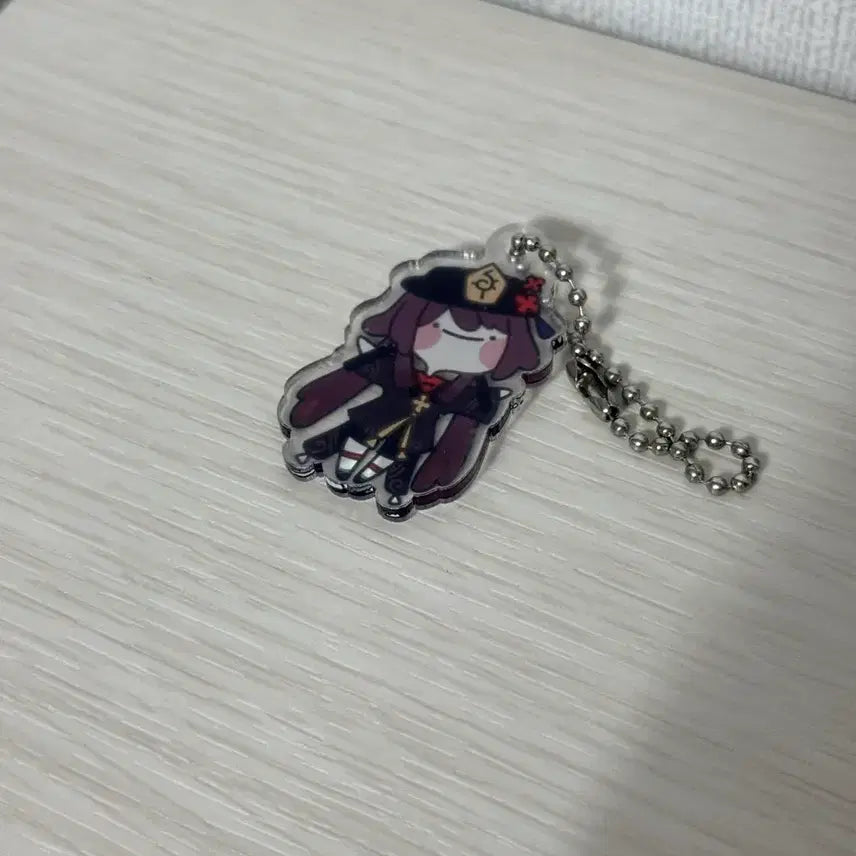 [BUNJANG] Genshin Impact Hu Tao Acrylic Keyring / 원신 비공굿 호두 아크릴 키링