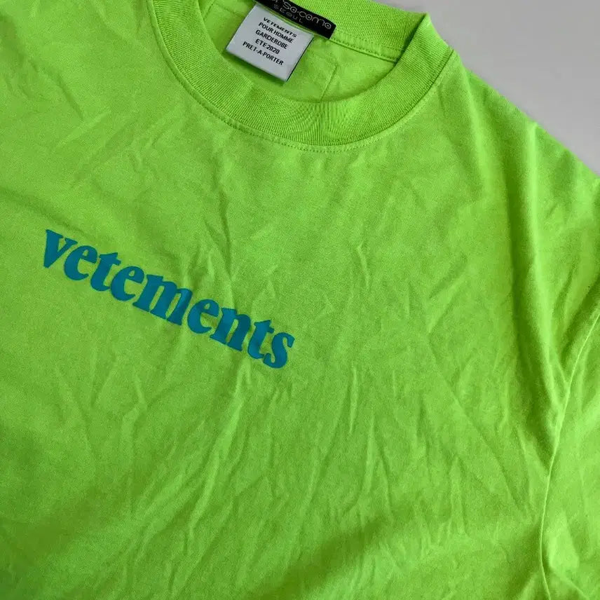 [BUNJANG] Authentic Vetements Barcode Logo T-Shirt / [정품] 배트멍 바코드 로고 티셔츠