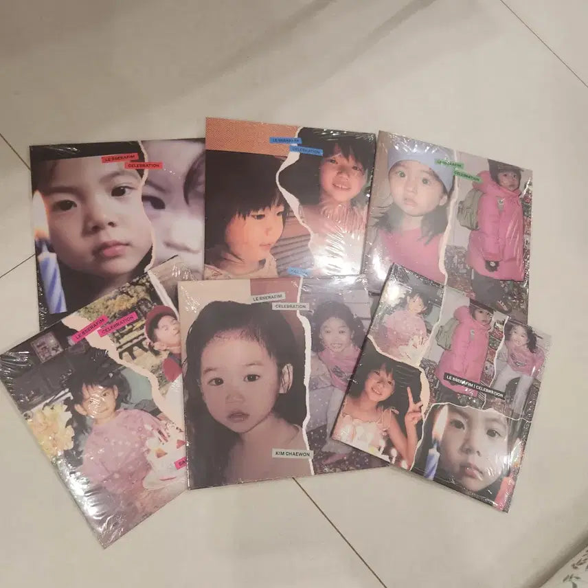 [BUNJANG] LE SSERAFIM Celebration US Limited Edition Album 6 Set / 르세라핌 미국한정 celebration 앨범 6장 세트