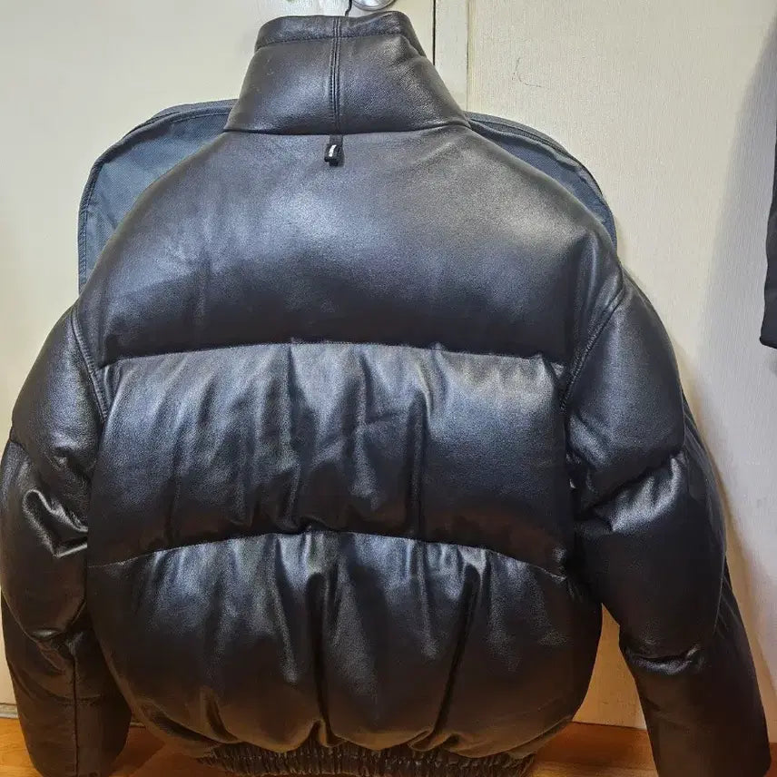 [BUNJANG] Diafvine DV.LOT 696 Lambskin Armor Duck Down Padding Leather Jacket / XL) 디아프바인 DV.LOT 696 램스킨 아머 덕다운 패딩 양가죽