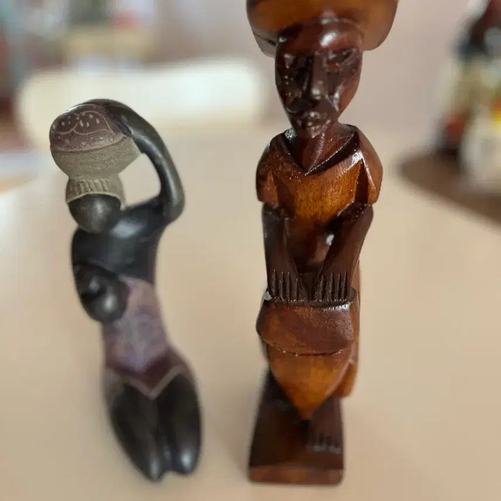 [BUNJANG] African Wood Carving Sculpture / 아프리카 목공예 석상