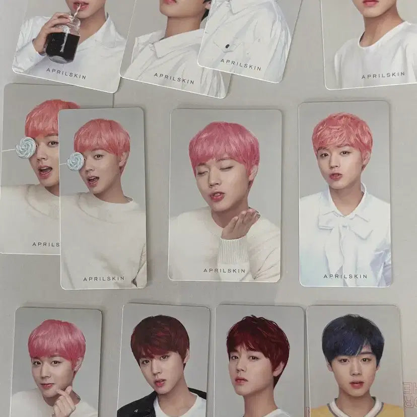 [SOLD OUT] 박지훈 에이프릴 스킨 포토카드일괄