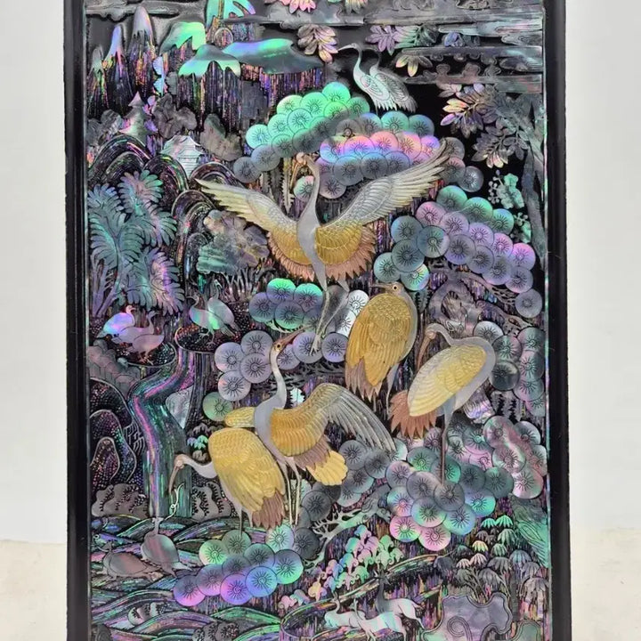 [BUNJANG] 1970s Vintage Mother-of-Pearl Inlaid Frame / 70S 빈티지 자개액자 creative reuse Frame 49