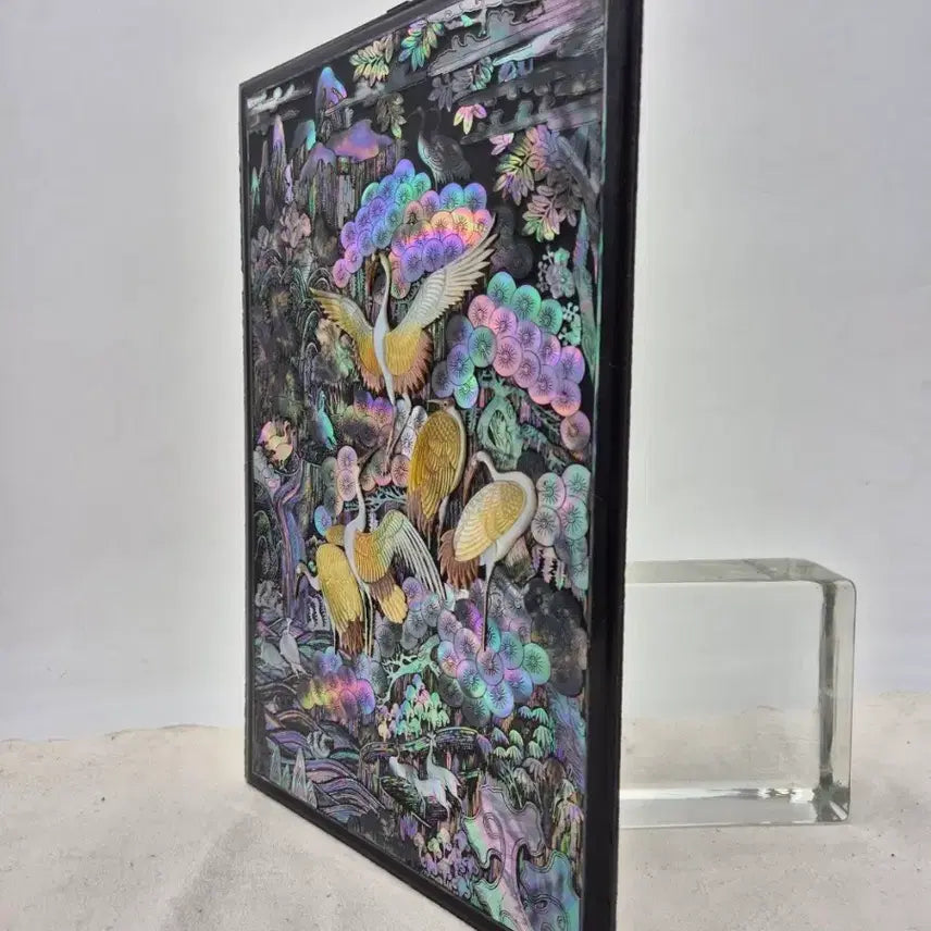 [BUNJANG] 1970s Vintage Mother-of-Pearl Inlaid Frame / 70S 빈티지 자개액자 creative reuse Frame 49