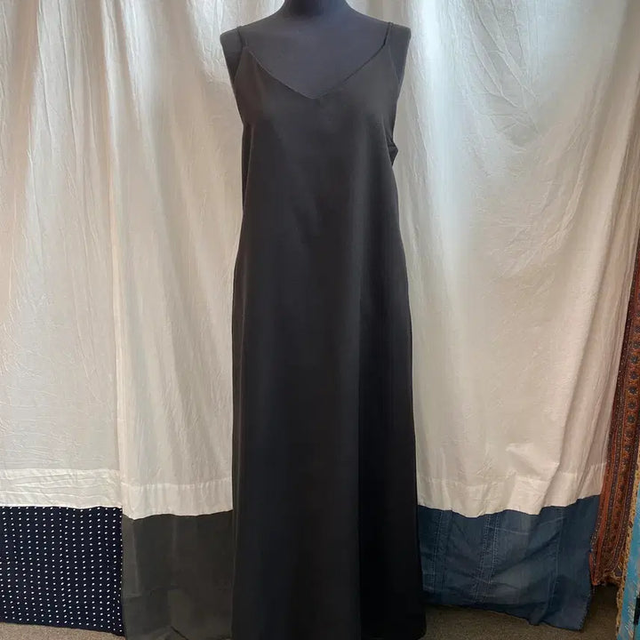 [BUNJANG] Black Sleeveless Long Dress (M) / 블랙 민소매 원피스(M)