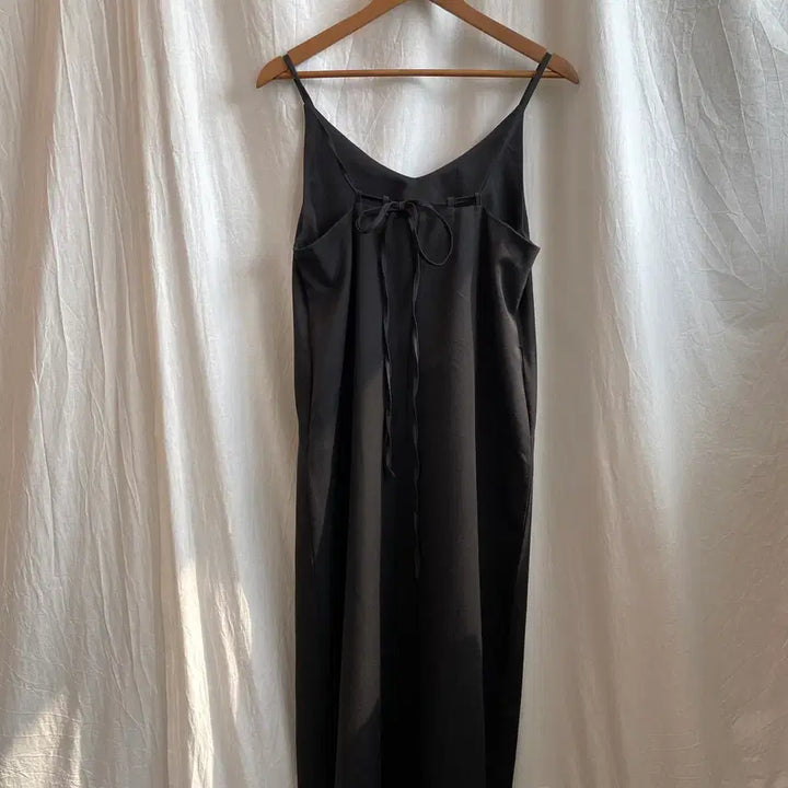 [BUNJANG] Black Sleeveless Long Dress (M) / 블랙 민소매 원피스(M)