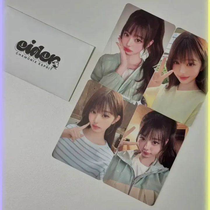 [BUNJANG] IVE Wonyoung Eider Photocard Set / [깔끔포장] 장원영 아이더 포토카드 세트 +포카 하드 슬리브 4장증정